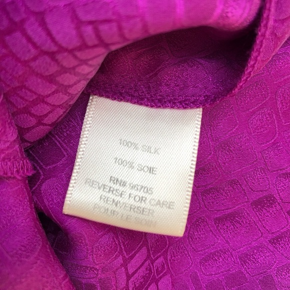 Rebecca Taylor Snakeskin Jacquard Silk Belted Dress - Picture 9 of 9